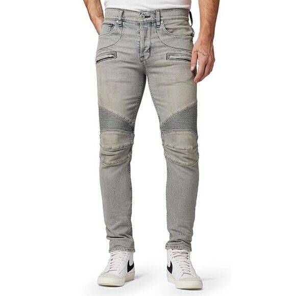 NWT Hudson Blinder Biker V2 Splatter Paint Skinny Jeans - Picture 3 of 9